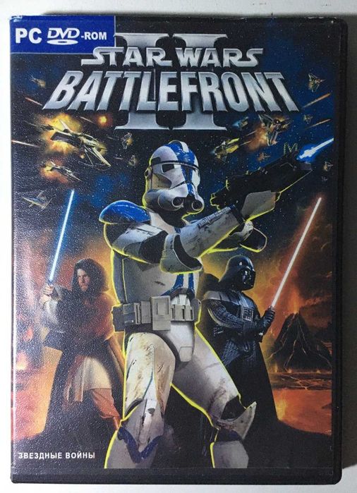 CD PC диск с игрой Star Wars: Battlefront II. Культовые ЗВЁЗДНЫЕ ВОИНЫ