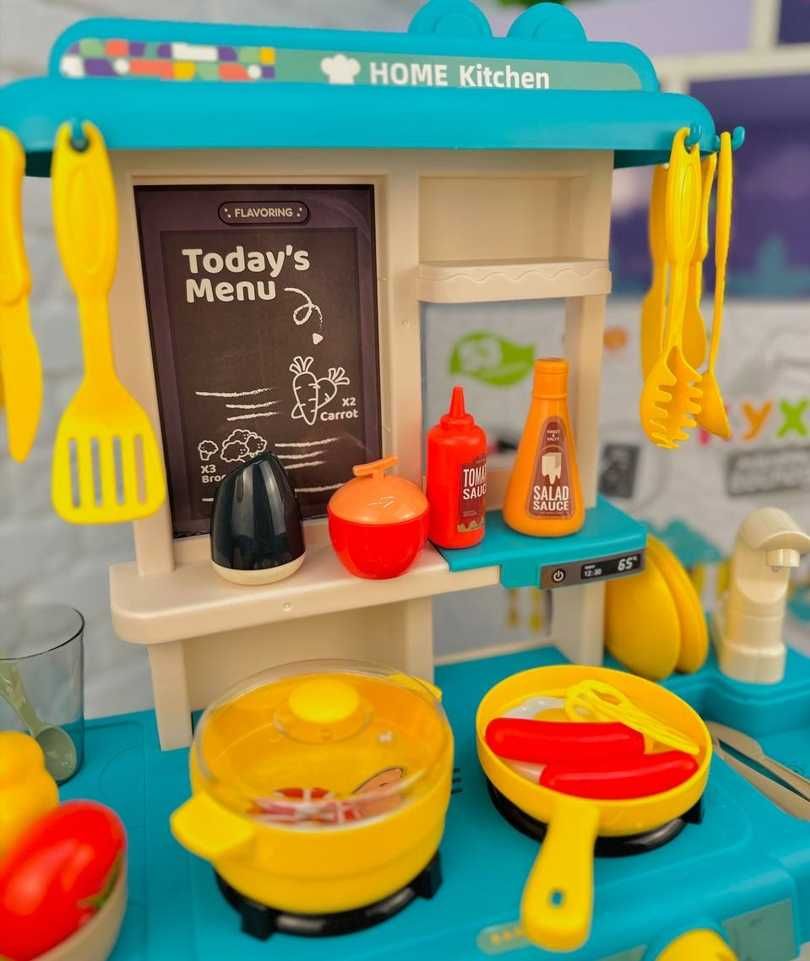 Дитяча сучасна кухня Майстер Шеф розвиваюча іграшка 53 предмети