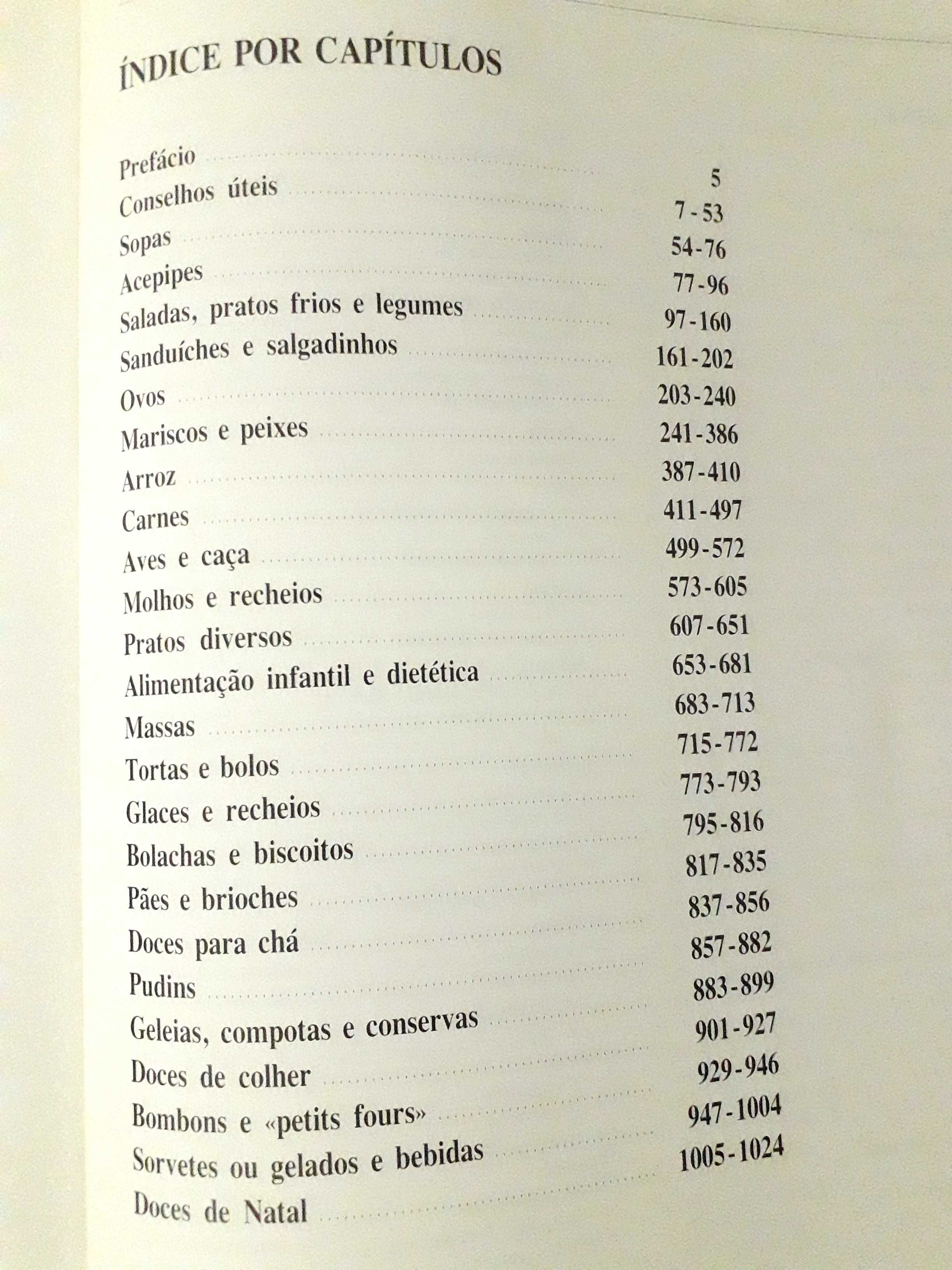 Livros de Culinária: Tesouro das Cozinheiras / Os Prazeres da Boa Mesa