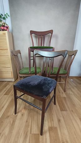 Krzesła A-7418 proj. Grabiec / Krzesło PRL / Retro / Vintage