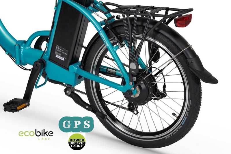 Rower elektryczny Ecobike Even Ocean Blue 17,5Ah+GPS+Ubezp. AC w cenie