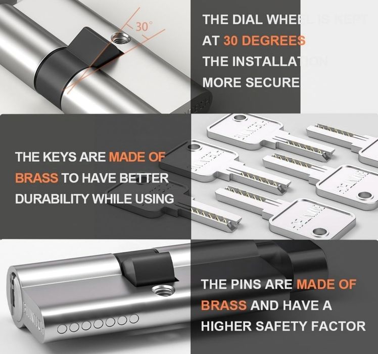 Mosiężna wkładka bębenkowa Bwintech 40T/40 mm