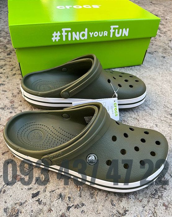 Crocs Crocband Clog Чоловічі Крокси Сабо Лідер Продажів