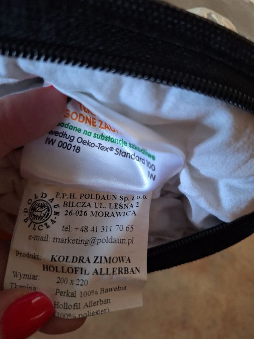 Kołdra zimowa 220x200