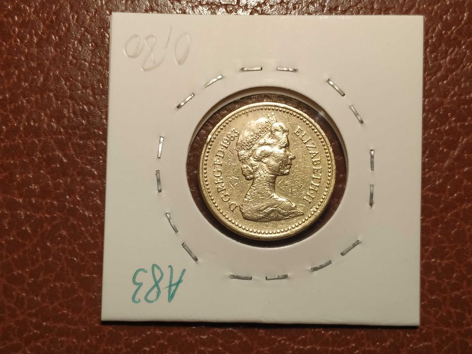 A83 moeda de 1 libra de 1983 - Reino Unido