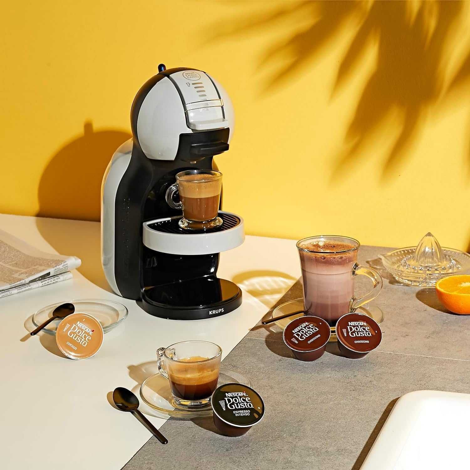Ekspres Kapsułkowy Krups Nescafe Dolce Gusto Mini Me KP123B 1500W