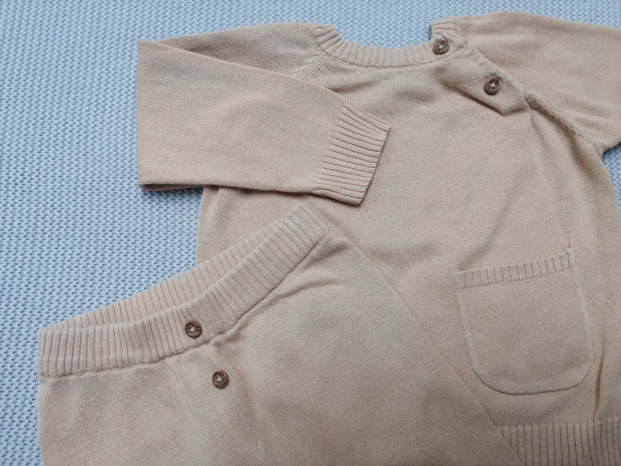 Komplet niemowlęcy/dziecięcy, sweterek+spodnie, Sinsay, rozmiar 74