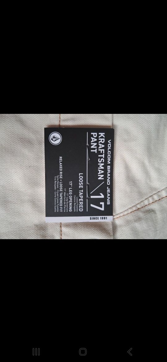 Spodnie męskie VOLCOM rozmiar 34