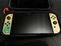 Nintendo Switch OLED Limited Edition + SD + gry + akcesoria + etui
