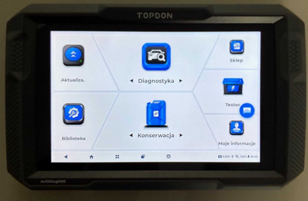 Tester diagnostyczny TOPDON ARTIDIAG900 LITE STAN IDEALNY  jak nowy!!!
