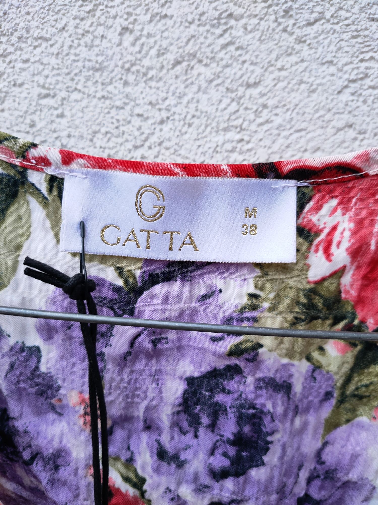 Gatta Uma sukienka w kwiaty kolorowe r.M