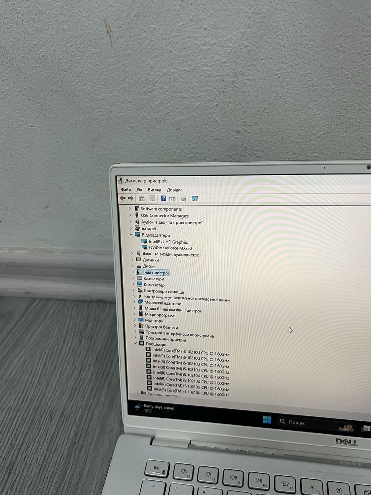 Dell 14 nvidia mx250 intel i5-10 ультрабук