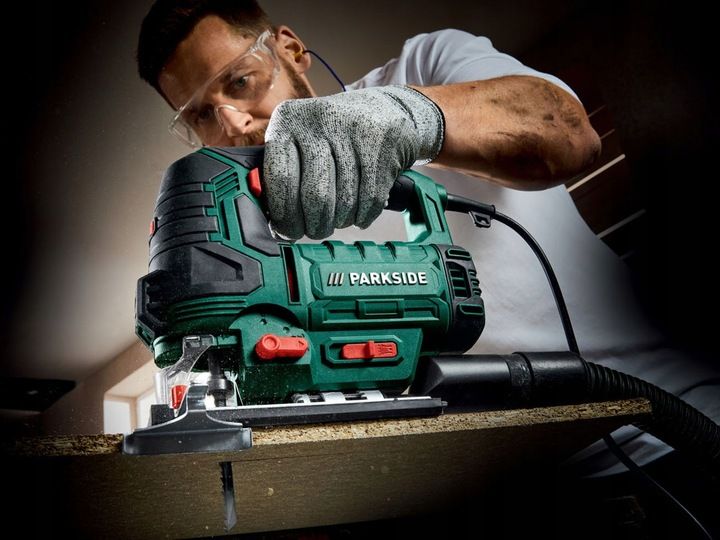 Parkside Pstd 800 C3 Wyrzynarka 800 W Laser Brzeszczoty Zestaw