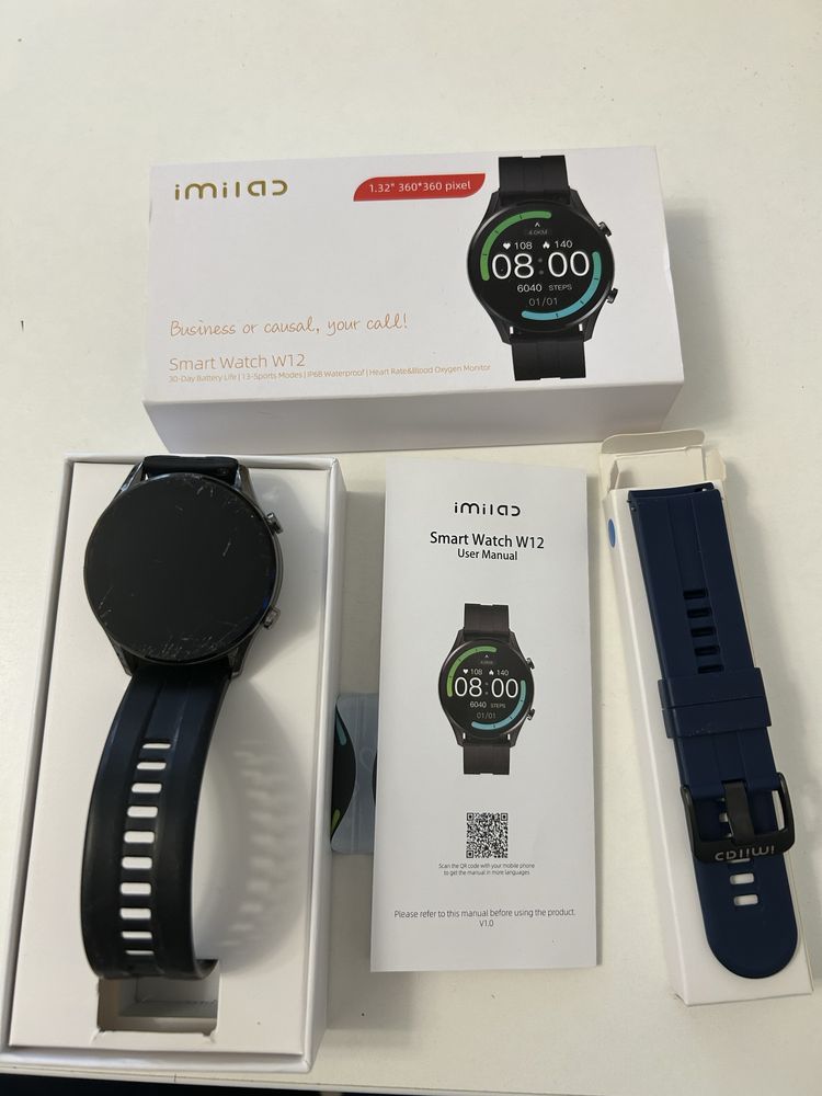 Смарт годинник IMILAB Smart Watch W12 Розумний годинник
