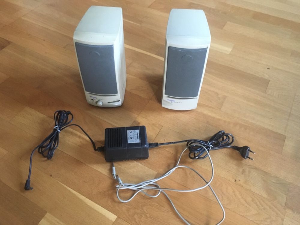 Głośniki stereo + zasilacz 27W