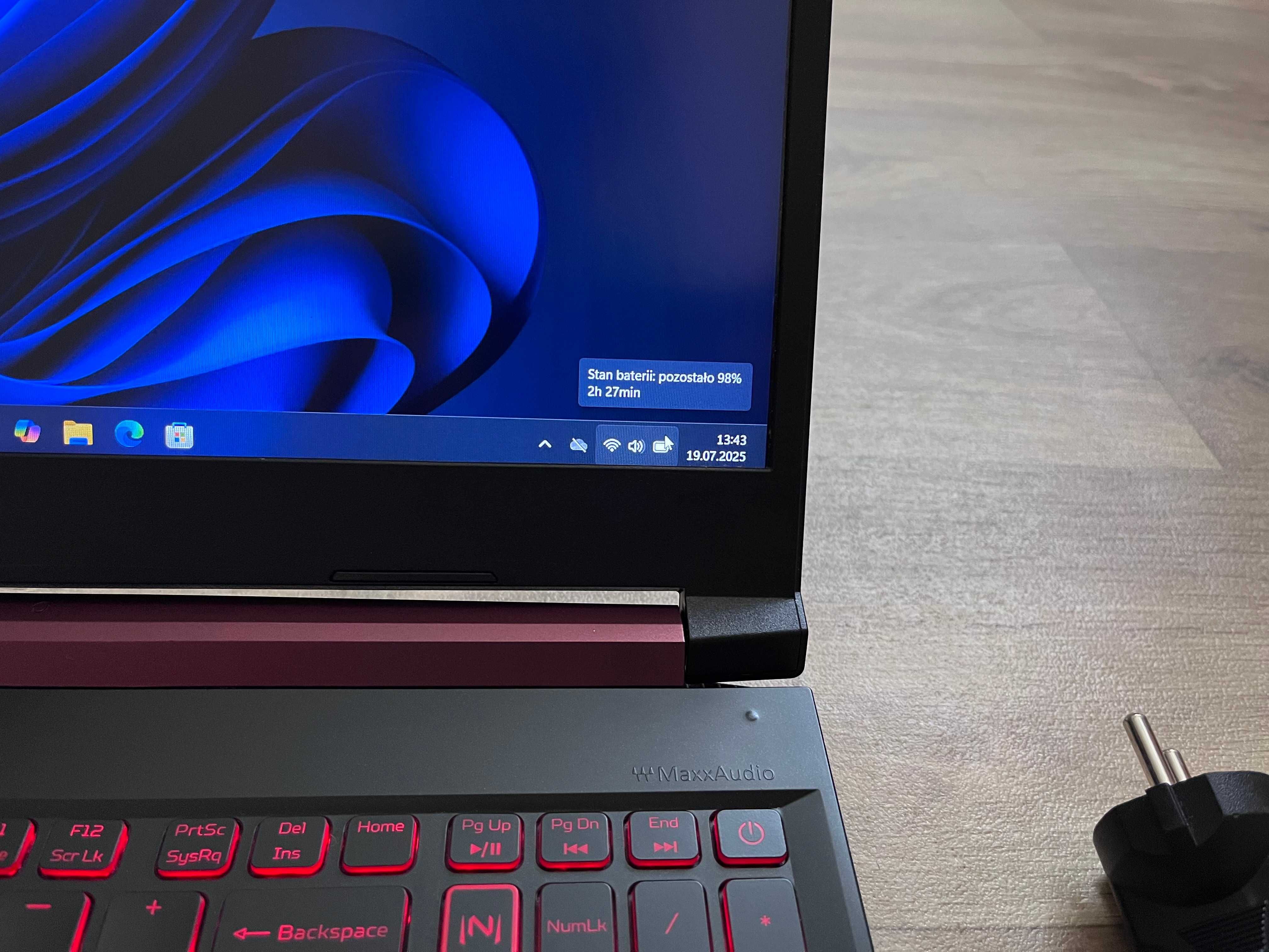 Acer Nitro 5 i5 /GTX 1650/8GB DDR4/512GB SSD/Win11 KOMPLET+oryg.karton