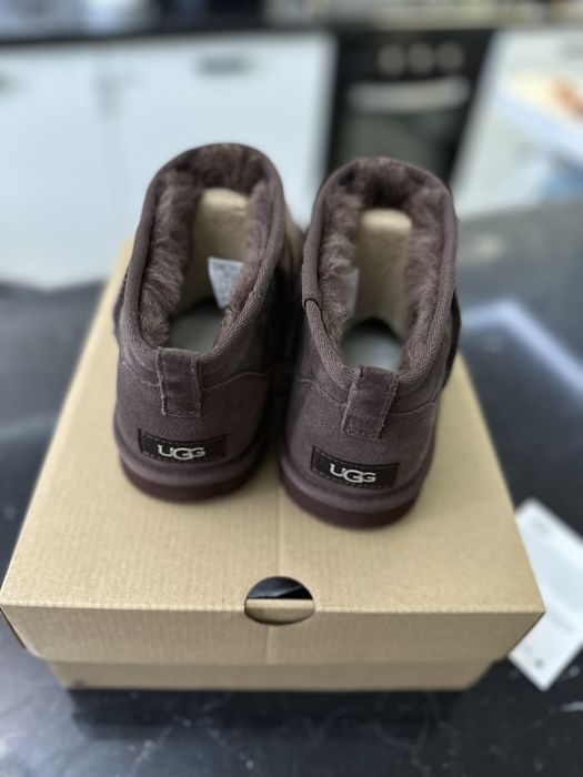 Оригінал! Шоколадні угги ugg classic ultra mini 37(23.5см),38(24.5 см)