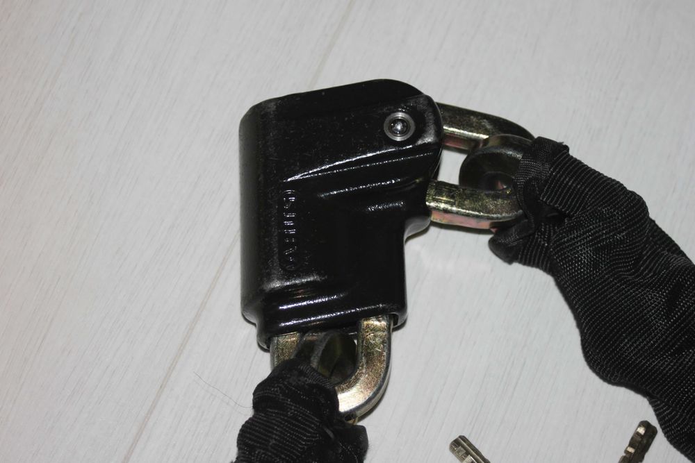 ABUS LOUIS zamknięcie motocyklowe / zapięcie / łańcuch 120cm / 4kg