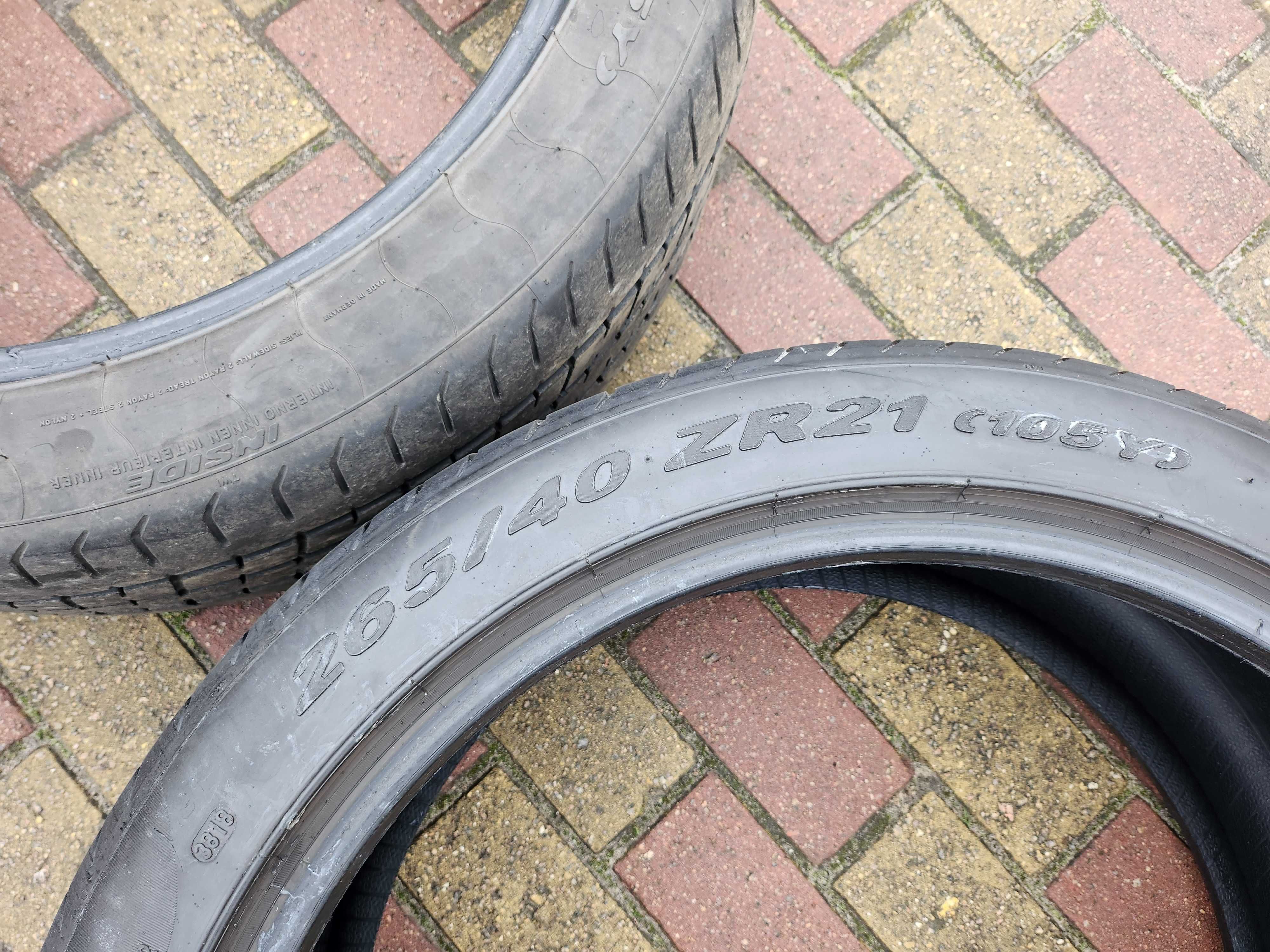 Летние шины Pirelli P-Zero 265/40 R21