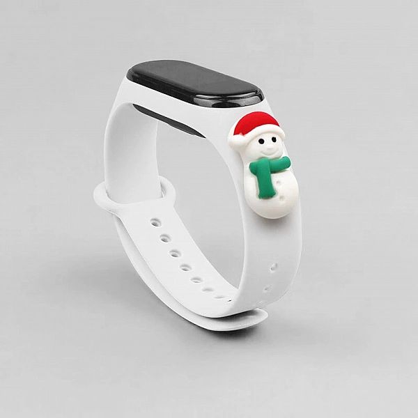 Strap Xmas opaska do Xiaomi Mi Band 4 / Mi Band 3 świąteczny silikonow