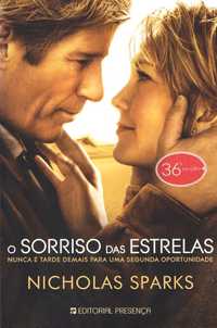 Livro de Nicholas Sparks O sorriso das estrelas