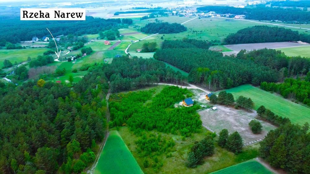 Działki pod zabudowę na Podlasiu !! - Las, Rzeka !!