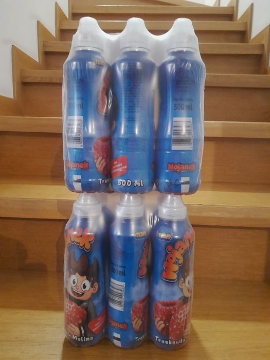 Zestaw 12 butelek Wojanki. Wojanek o pojemności 500 ml.