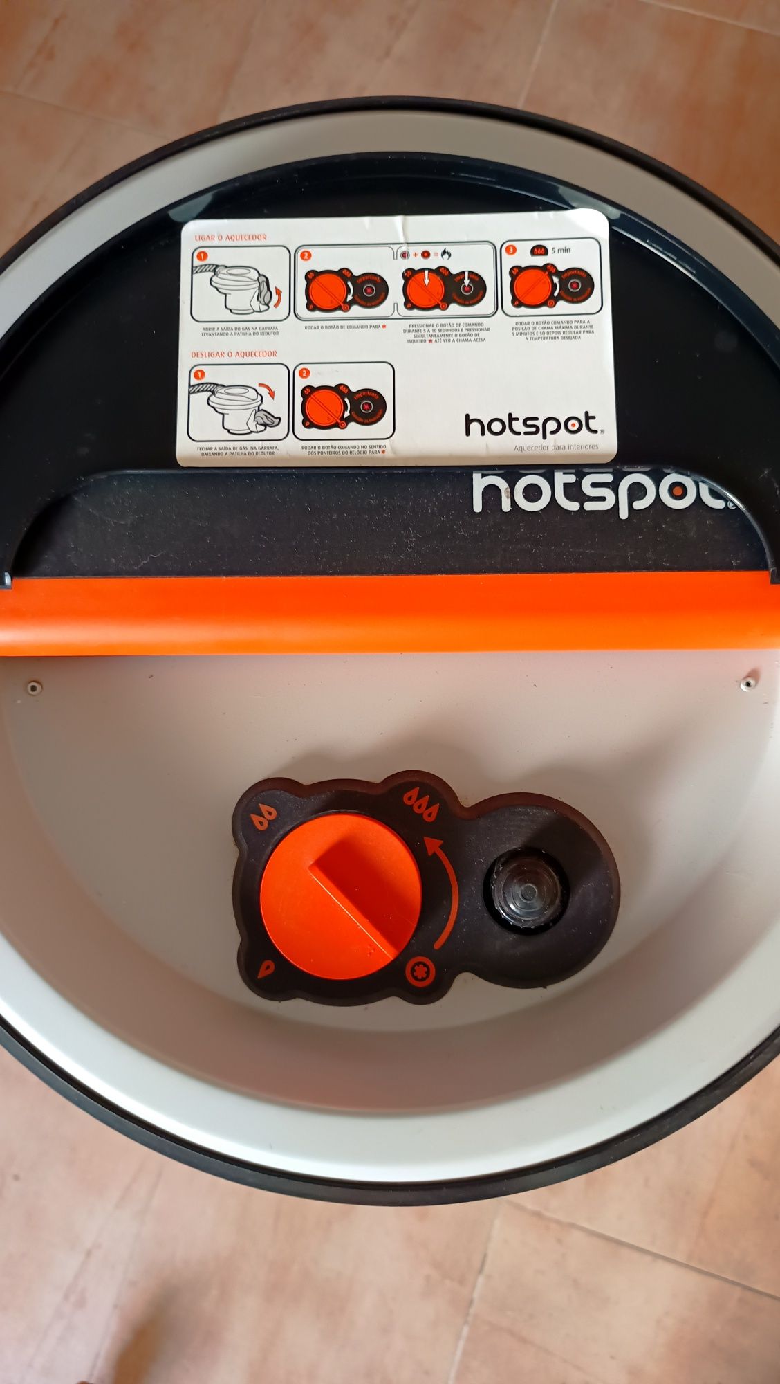 VENDO: Aquecedor a Gás Hotspot da Galp, modelo Preto 4000W.