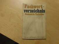 Fachwort-verzeichnis. Deutsch fur Techniker Słownik niemiec  rosy  ang