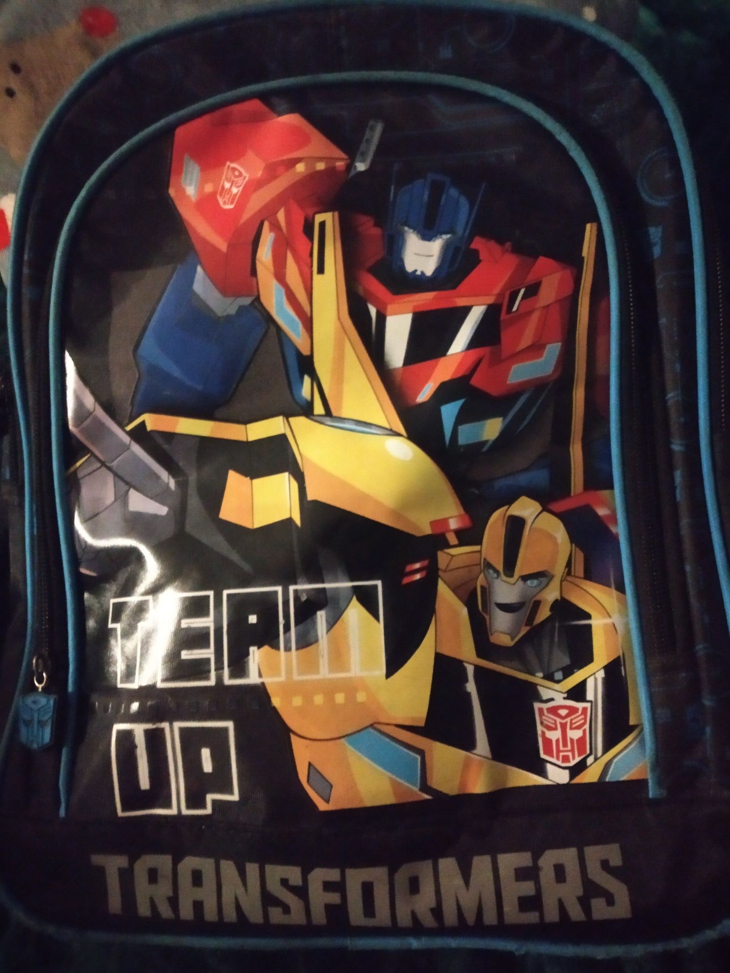 Plecak trzykomorowy Transformers