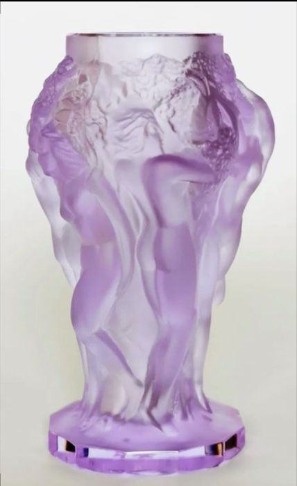 Wazon szkło aleksandrytowe Curt Schlevogt Hoffmann Czechy