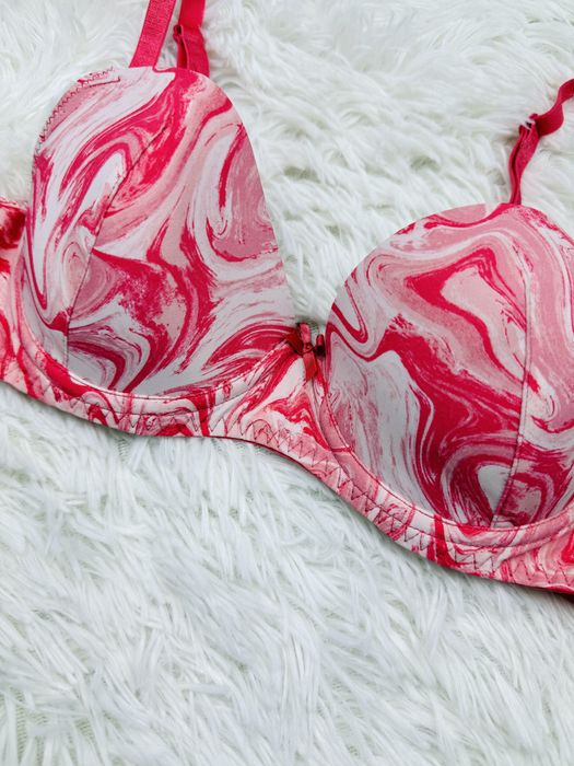 Biustonosz usztywniany 75B różowy George