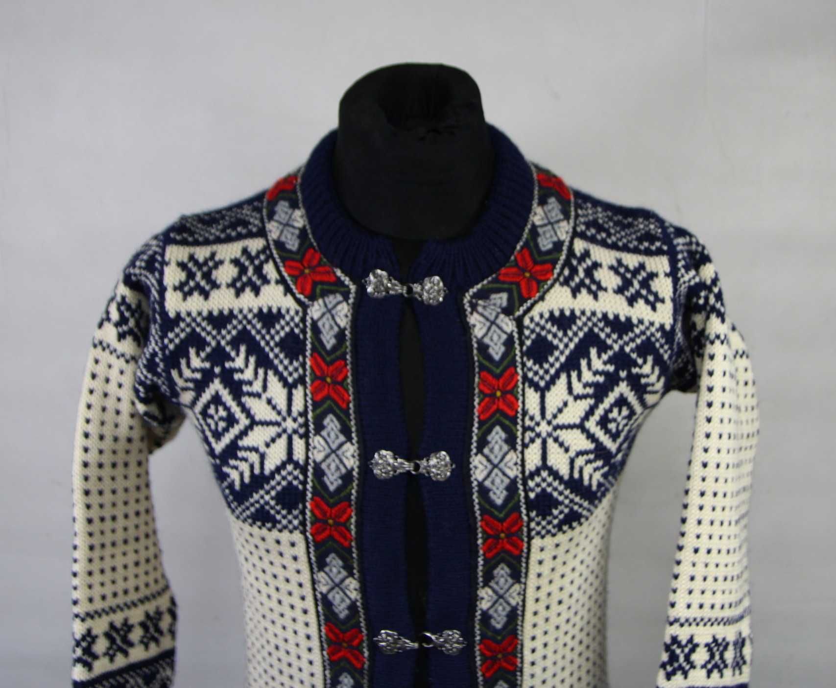 Dale of Norway damski wełniany sweter vintage rozmiar S