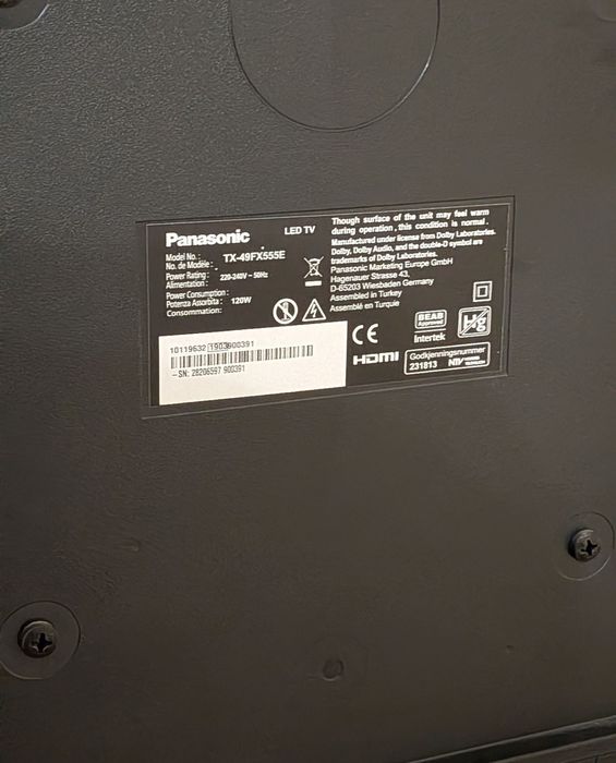 TV Panasonic TX-49FX555E
