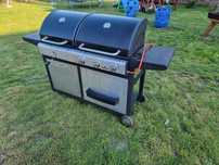 Grill gazowy 3 palnikowy oraz węglowy 2w1 firmy Grillstar