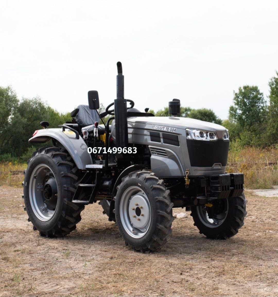 Мінітрактор Скаут ТЕ504 Реверс Рівна підлога резина Armour Доставка-0!
