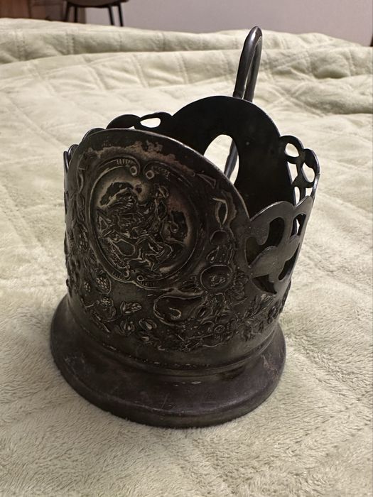 Подстаканник с изображением Богдана Хмельницкого