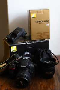 Фотоапарат Nikon D5600 Объектив 18-55 mm Объектив 35mm