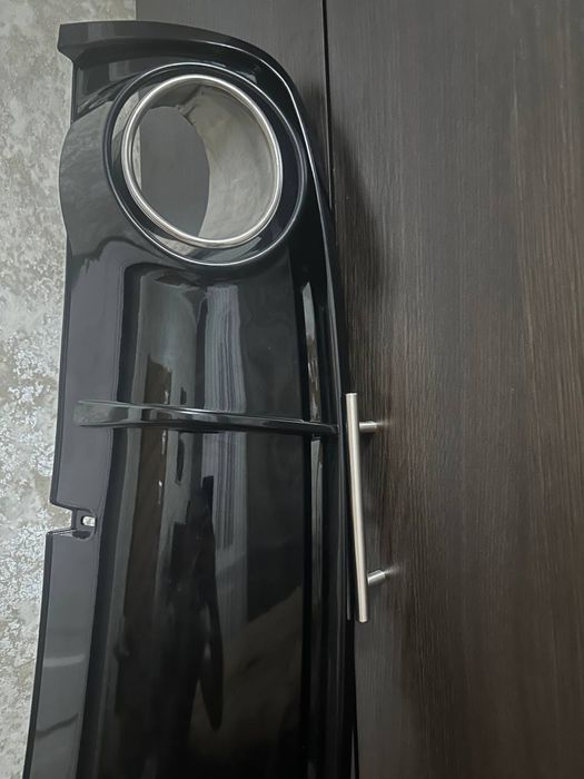 Диффузор Audi з насадками RS Black обичний бампер.А4В8{В8.5} 11-15 рік