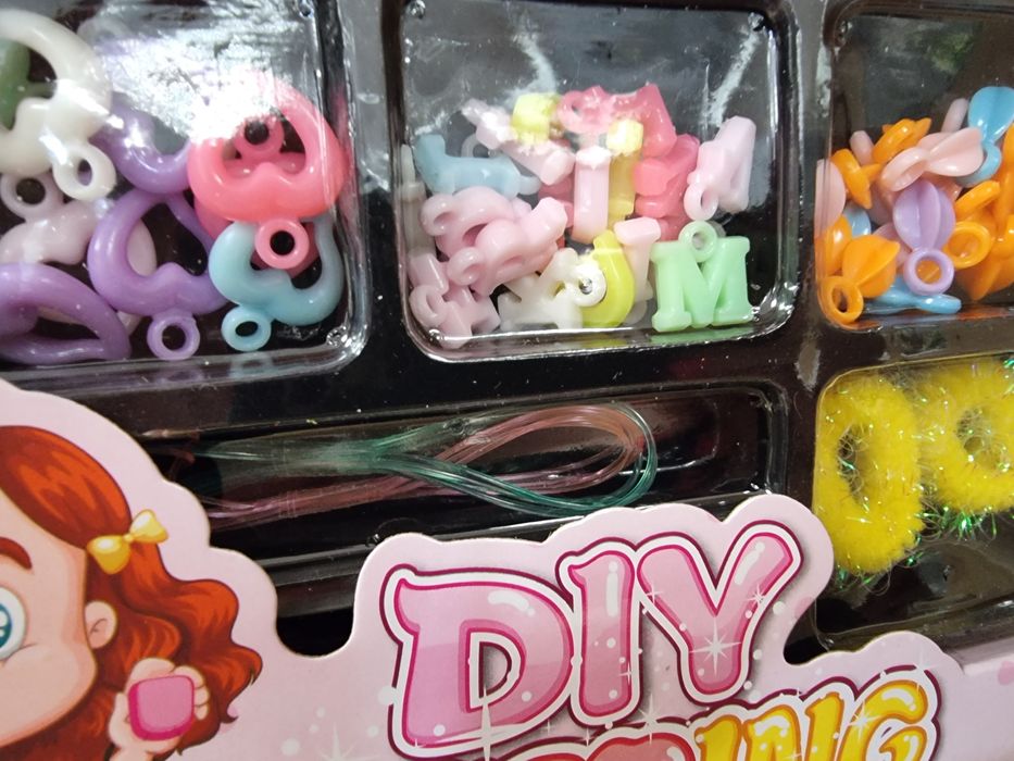 Koraliki do nawlekania dla dzieci zestawy bransoletek naszyjników