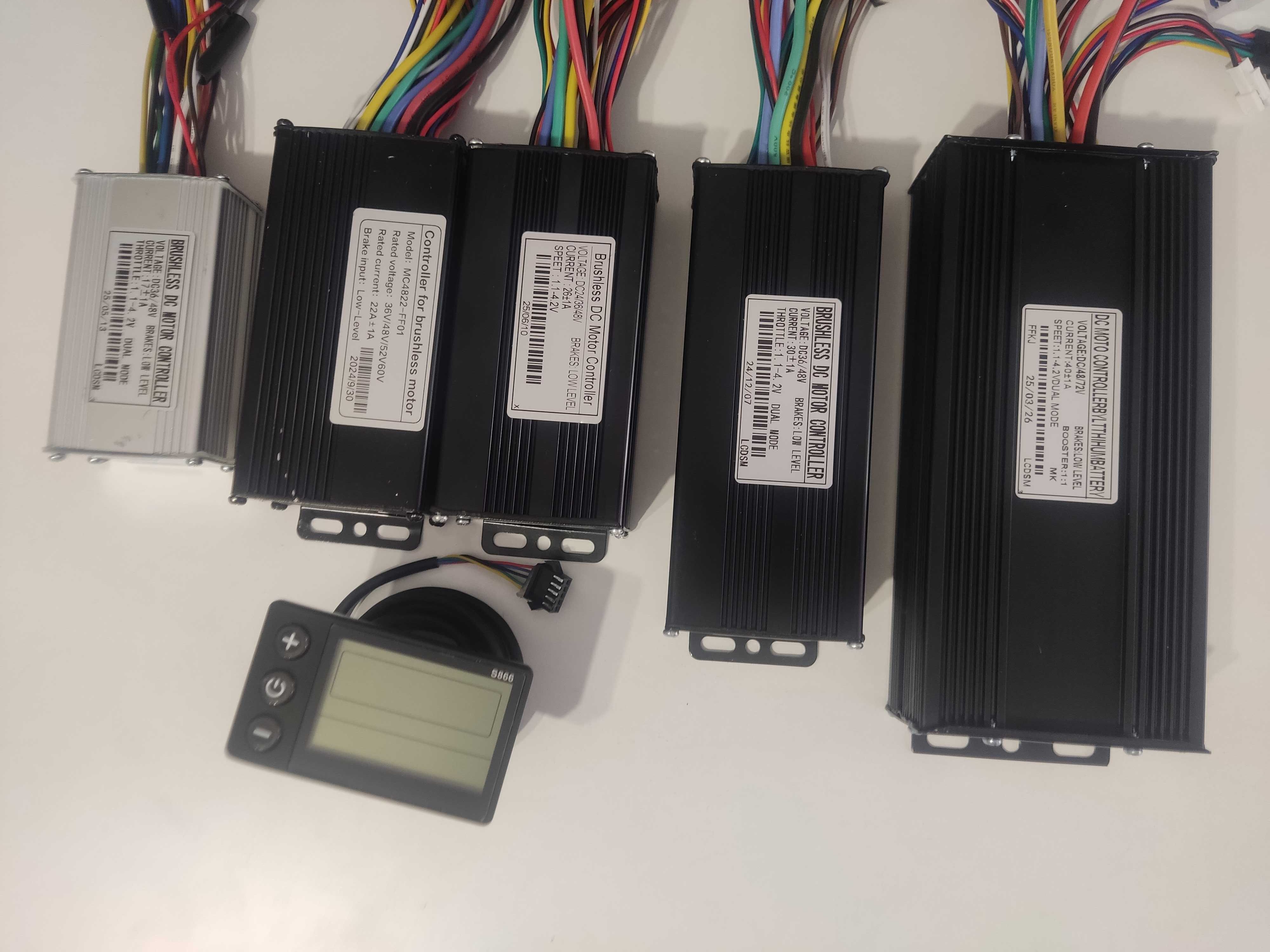 Синусный контроллер с дисплеем s866 24v/36v/48v/60v 350w 500w 1000w+
