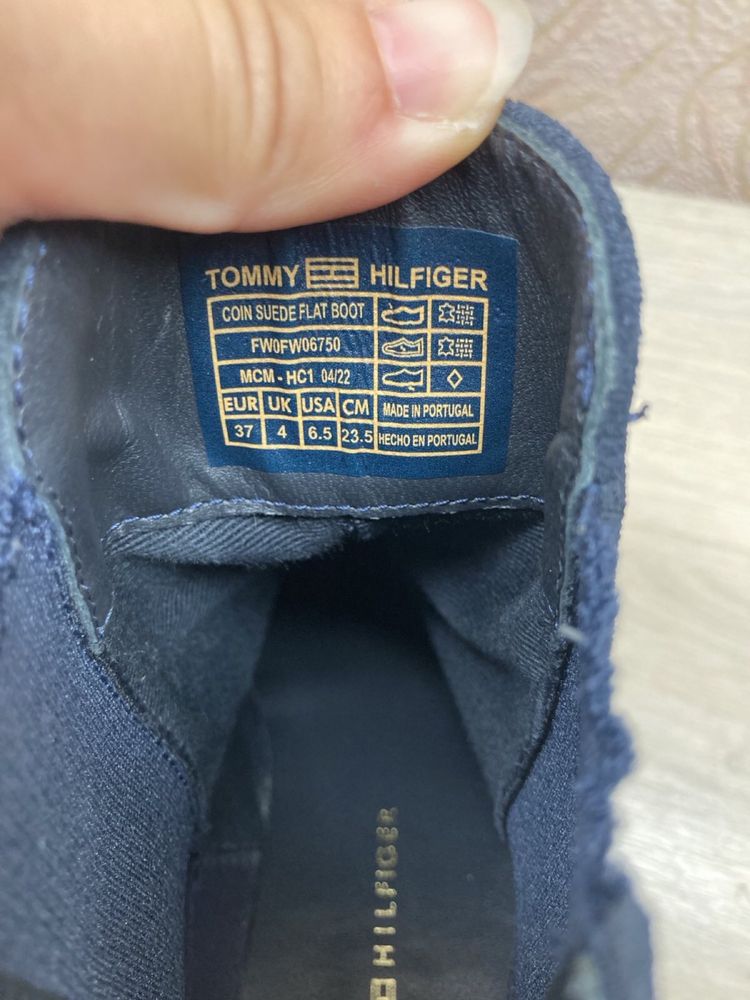 Кожаные деми ботинки Tommy Hilfiger.
