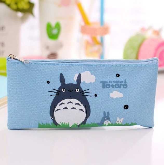 Piórnik Totoro Nowy anime niebieski