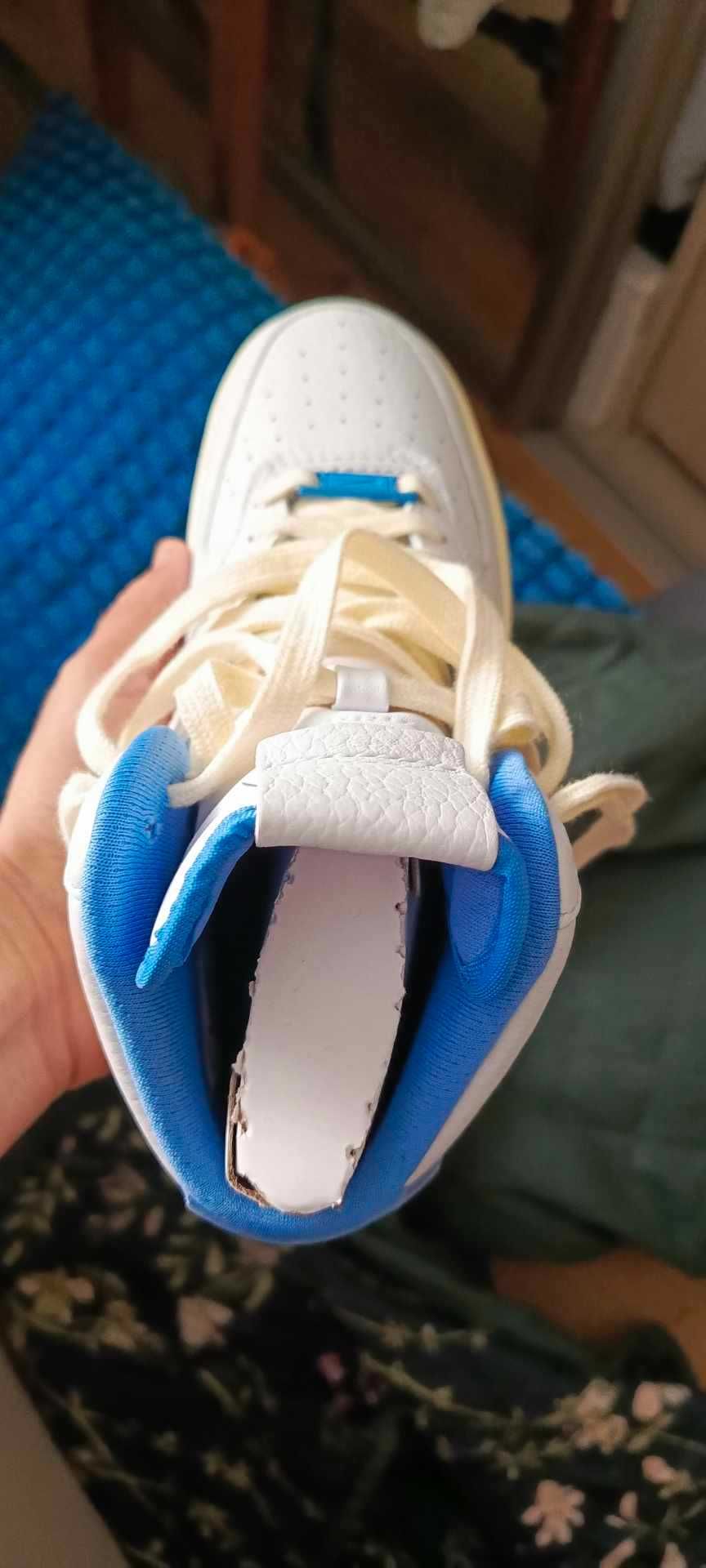 Nike Air Force 1 High Sculpt  PREMIUM White/Blue Jordan 38 Jordan 24
