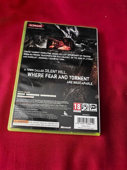 Silent Hill Downpour 3xA Xbox 360
