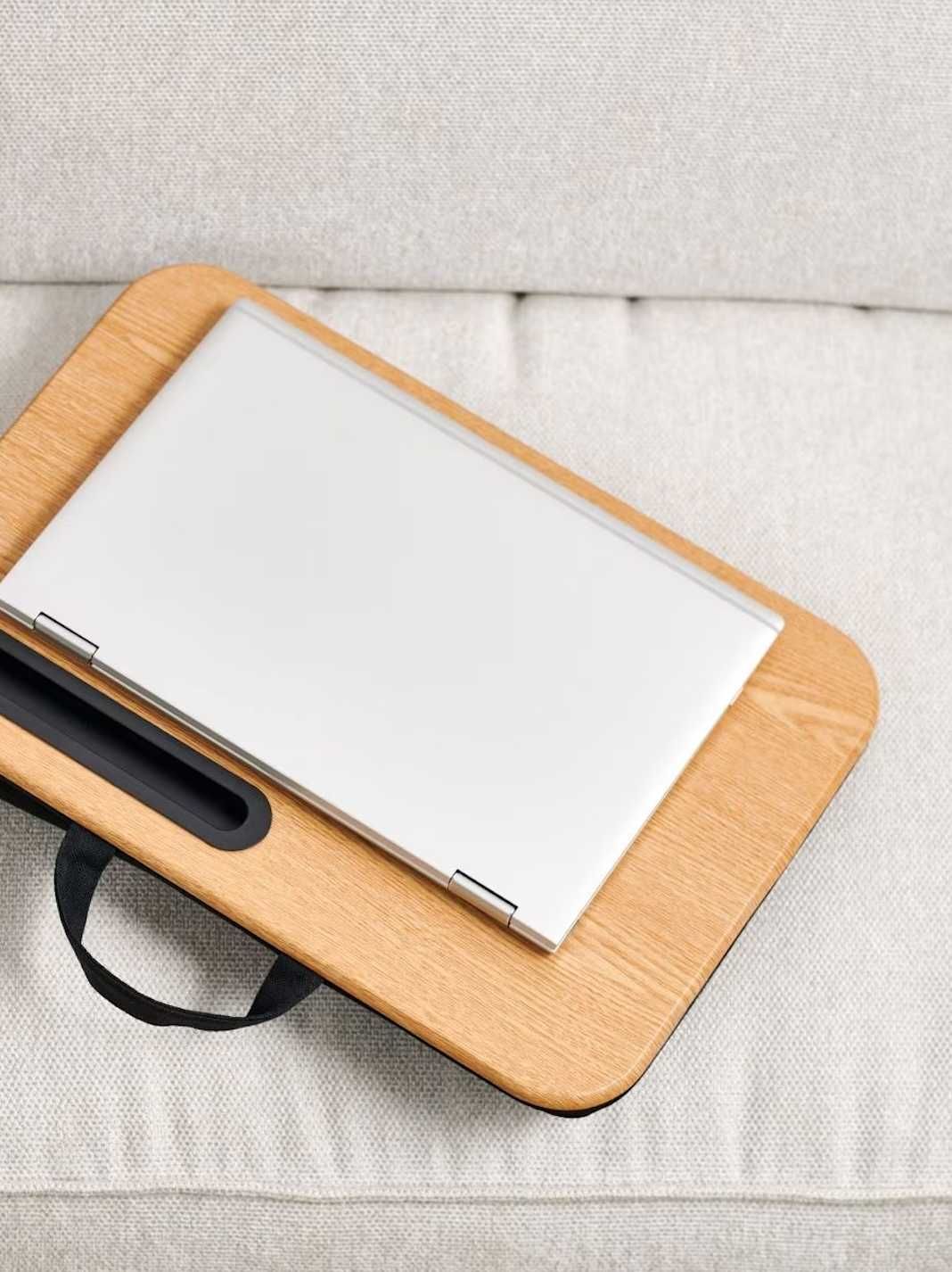 Podstawka na laptopa bambusowa lekka 44x30cm do łóżka kanapy dom biuro
