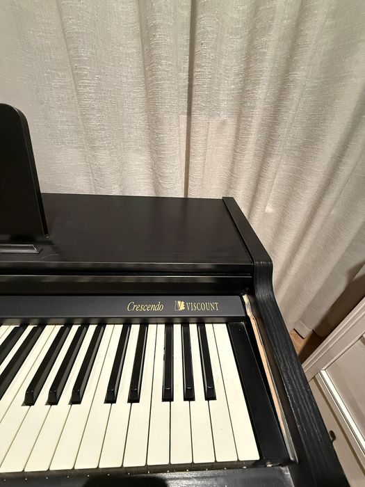 Pianino elekrtyczne czarne - Crescendo viscount model:BLX