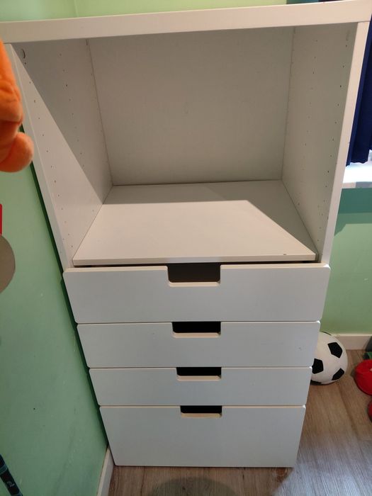 Ikea Stuva malad białe fronty
