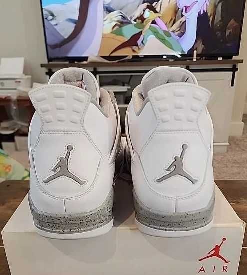 Jordan_4_Retro_White_Oreo_Biegania / Rozmiar 42