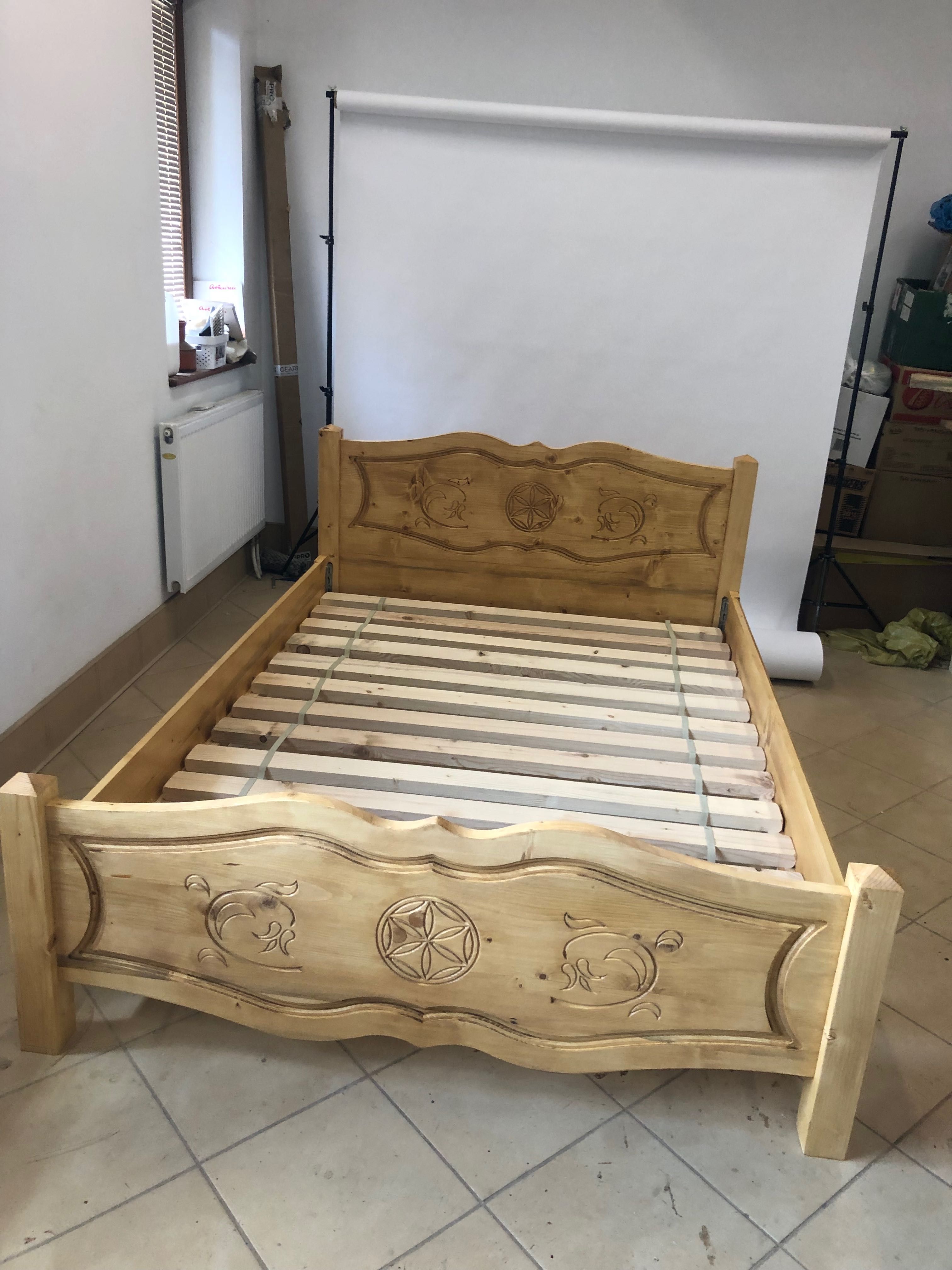 Łóżko drewniane nowy model!!! Góralskie!!